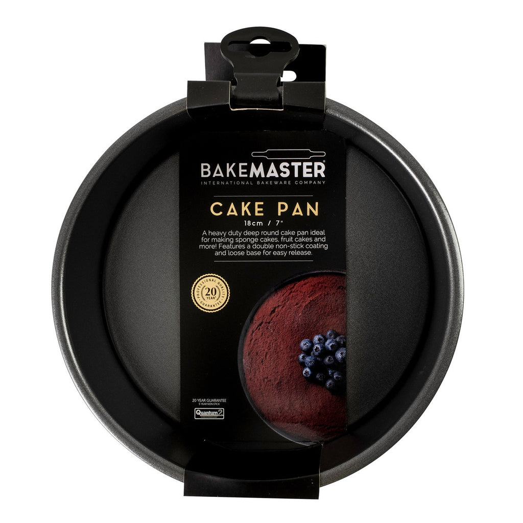 Bakemaster Loose Base Rnd Deep Cake Pan, 18� X 8Cm - Non-Stick image 2