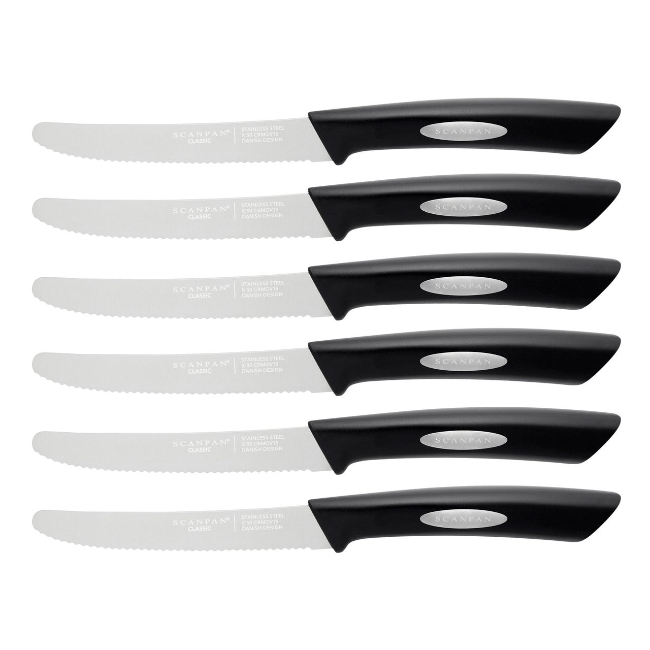 Scanpan Classic 6 Piece Steak Knife Set image 0