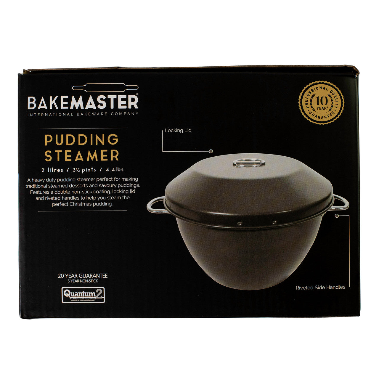 Bakemaster Pudding Steamer 2 Litre - Non-stick image 2