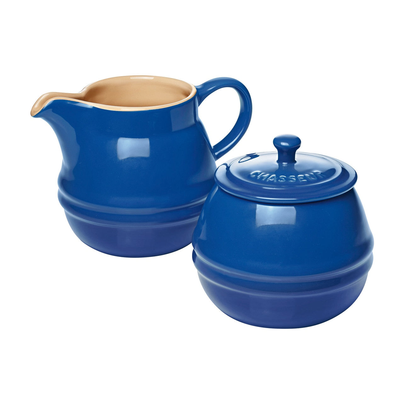 Chasseur Sugar Bowl 350ml and Creamer 450ml Set Blue image 0