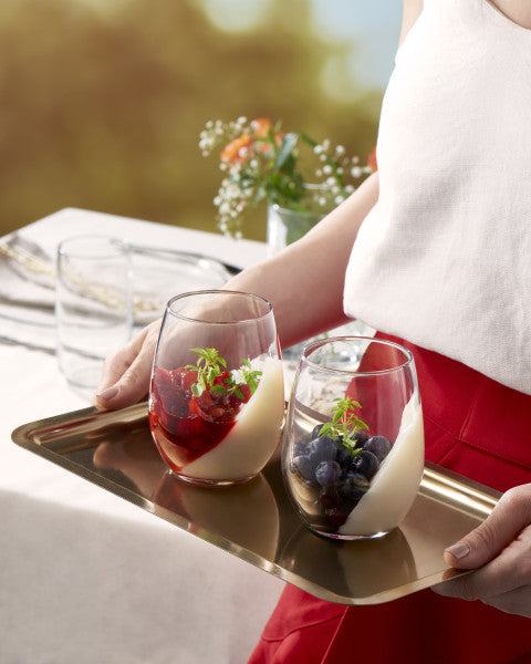 Pasabahce Amber Stemless Wine Glass 350ml Set 6 Clearance image 2
