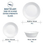 Winter Frost White Vitrelle 12pc Set image 3