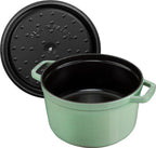Staub Round Cocotte - 28cm Sage image 1