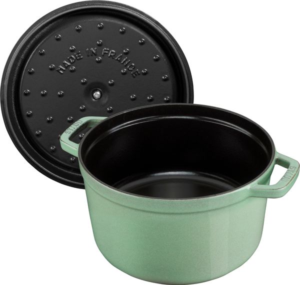 Staub Round Cocotte - 28cm Sage image 1