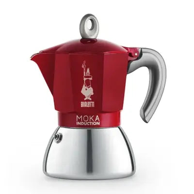 Bialetti Moka Induction Bi Layer Red 6 Cup image 0