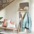 Umbra Estique Mirror with Hooks image 1