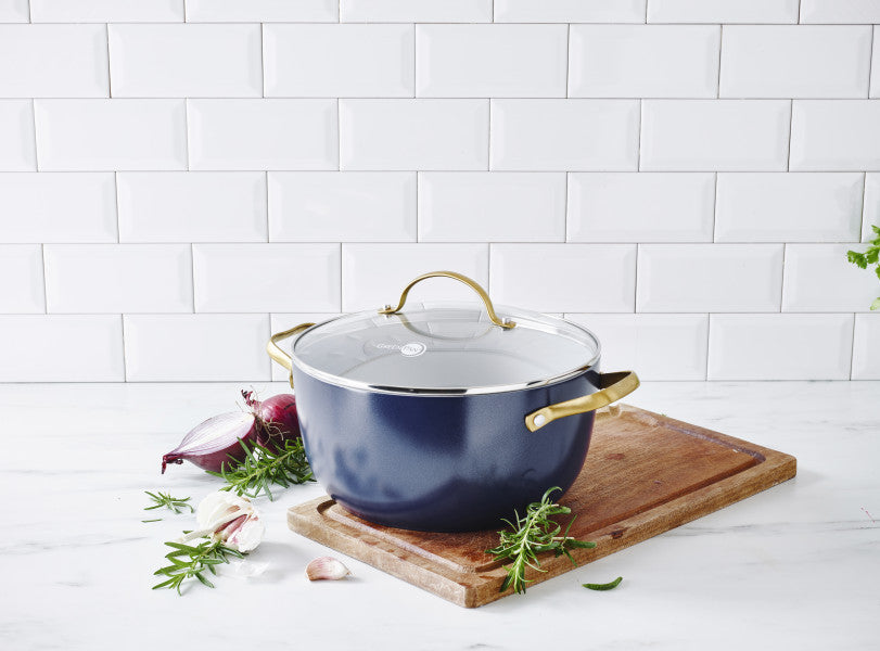 GreenPan Padova Navy Blue Covered Casserole 24cm/4.7L image 3