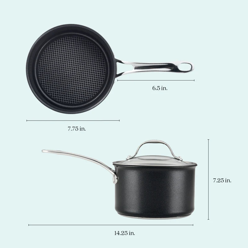 Anolon X 18cm/2.8l Covered Saucepan image 2