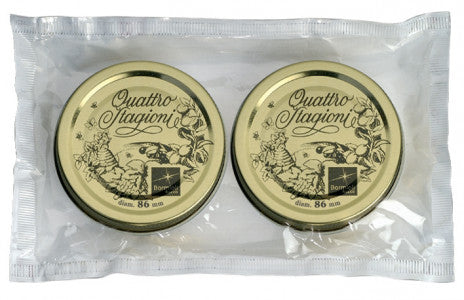 Bormioli Rocco Set 2 Quattro Stagioni Lids 86mm image 0