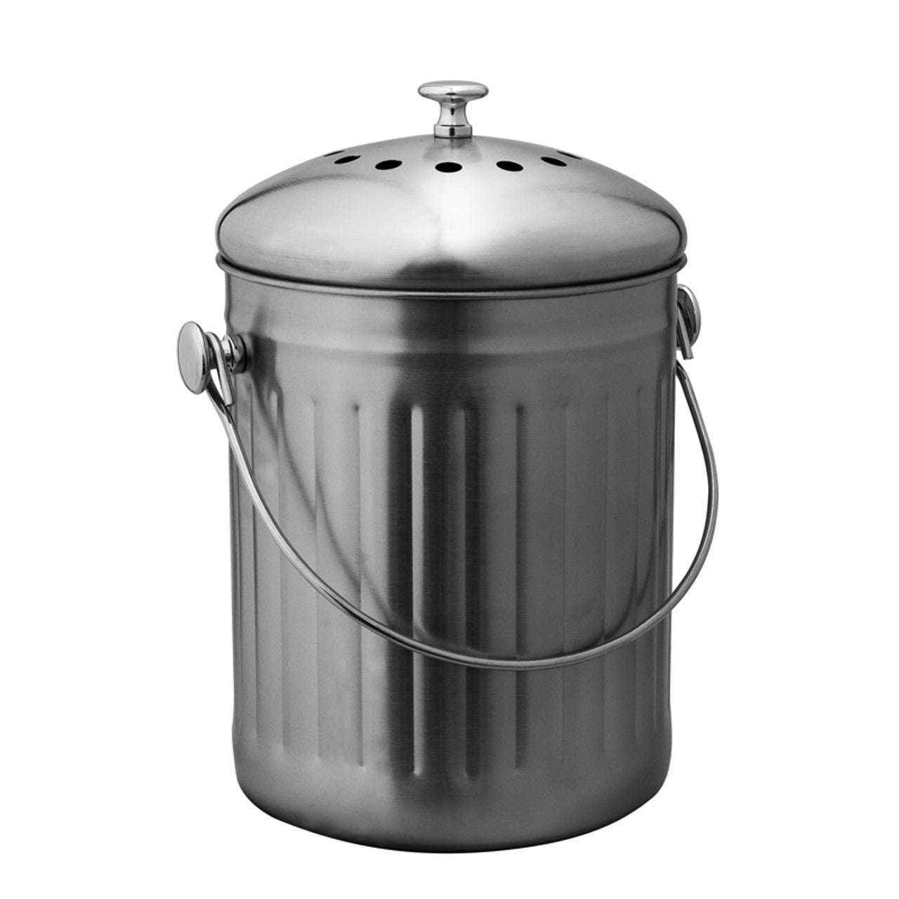 Avanti Compost Bin - 18x27cm/5L - Stainless Steel image 0