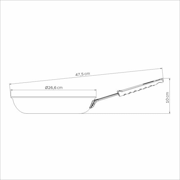Tramontina Professional Aluminum Nonstick Restaurant Fry Pan 25cm - *Worlds Best image 3