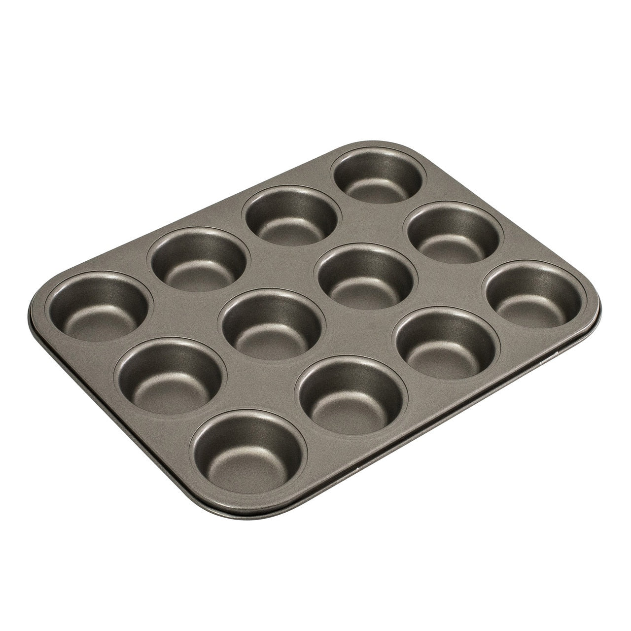 Bakemaster 12 Cup Muffin/Cupcake Pan, 35 X 27Cm/7 X 2.5Cm - Non-Stick image 0