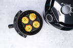 Cuisena Air Fryer Silicone Square Basket Black 21cm