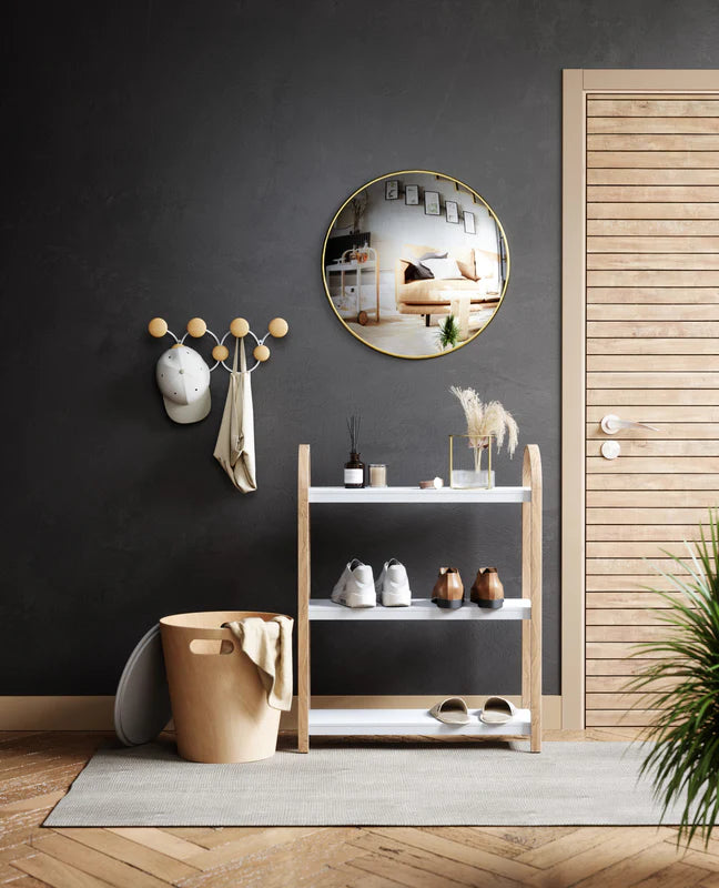 Umbra Bellwood Freestanding Shelf - White-Natural image 1
