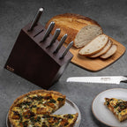 Global Kyoto 7 Piece Knife Block Set, Stained Ash image 2