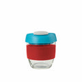 Avanti Glass Gocup, 236Ml/8Oz - Red/Aqua/Grey image 0