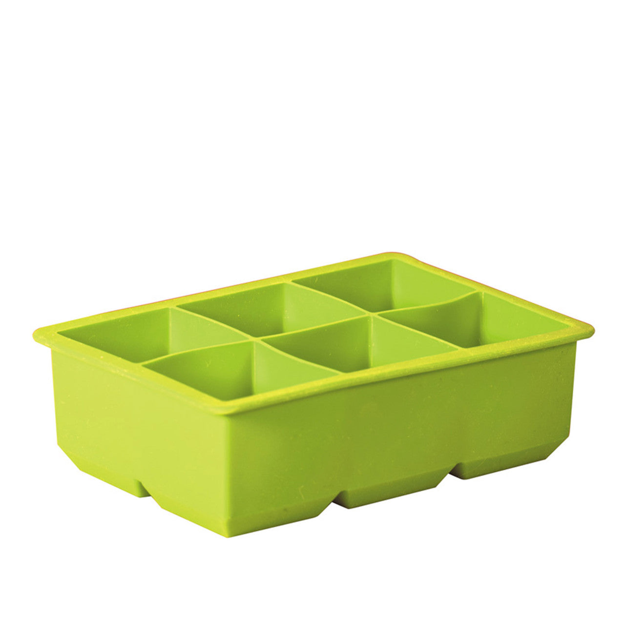 Avanti Silcone 6 Cup King Ice Cube Tray In Hang Sell Sleeve - Green image 0