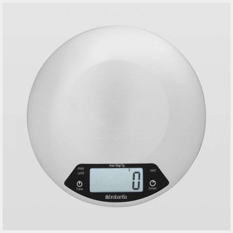 Brabantia Kitchen Scales Matt Steel image 0