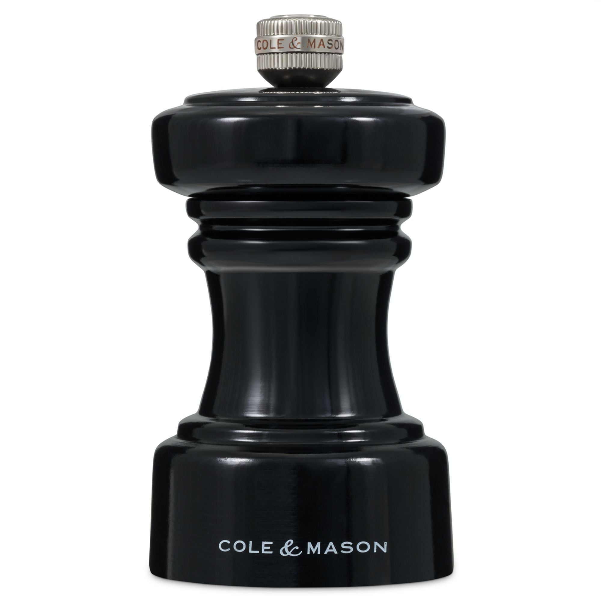 Cole & Mason Hoxton Black Gloss Pepper Mill 104mm image 0