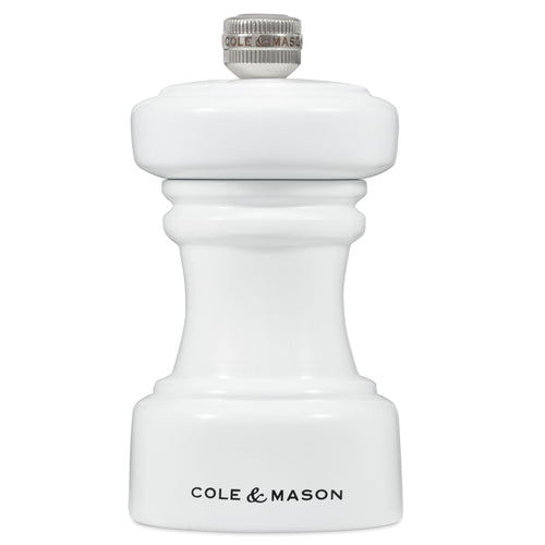 Cole & Mason Hoxton White Gloss Salt Mill 104mm image 0