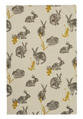 Ulster Weavers Cotton Tea Towel Block Print Rabbits image 0