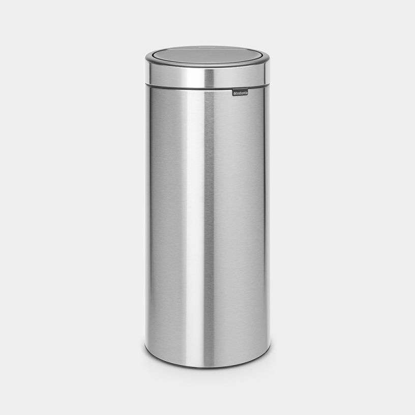 Brabantia Touch Bin New 30 Litre - Matt Steel Fingerprint Proof image 0