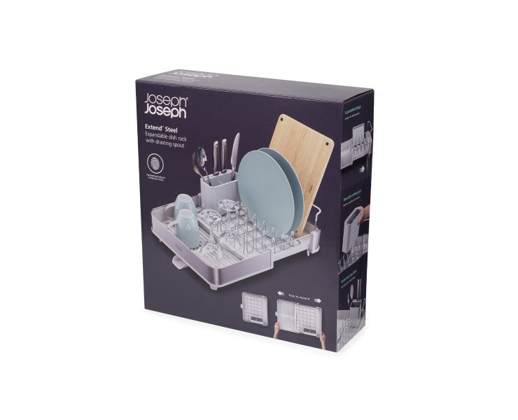Joseph Joseph Extend Dish Rack Stainless Steel - Stone image 2
