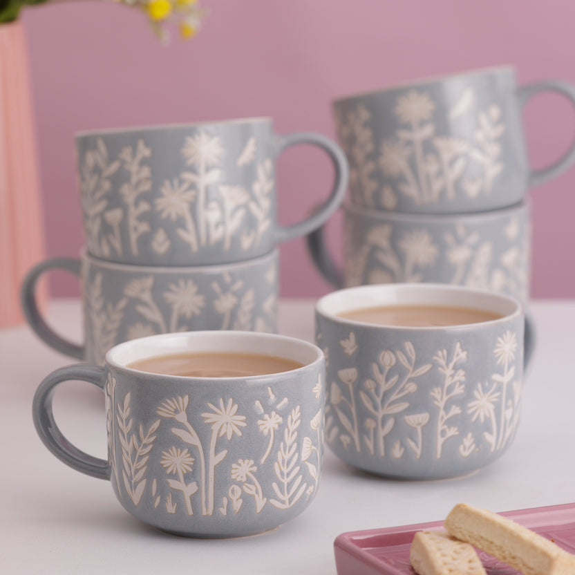 Mason Cash In the Meadow Blue Daisy Mug, 400ml