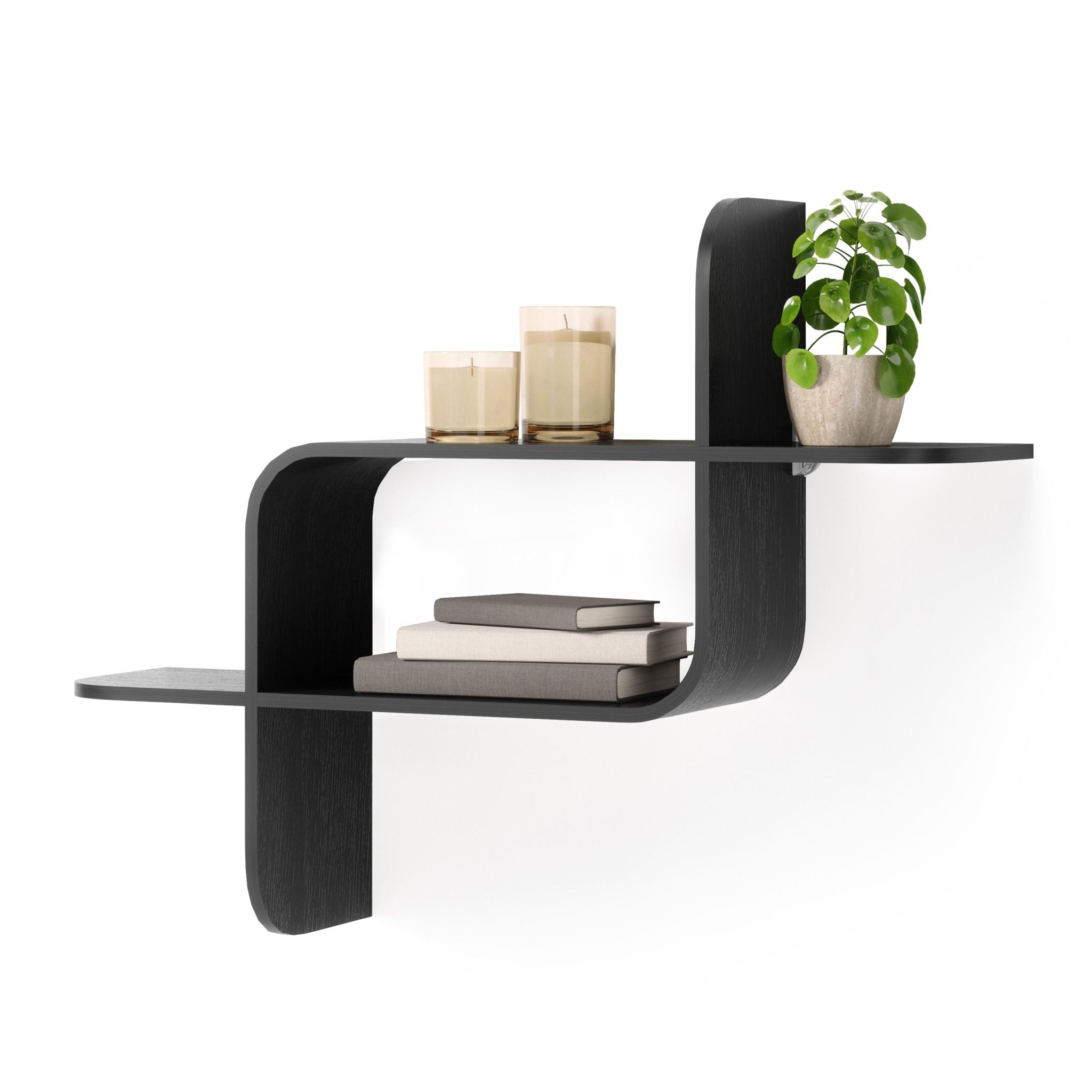 Umbra Montage Wall Shelf - Black image 1