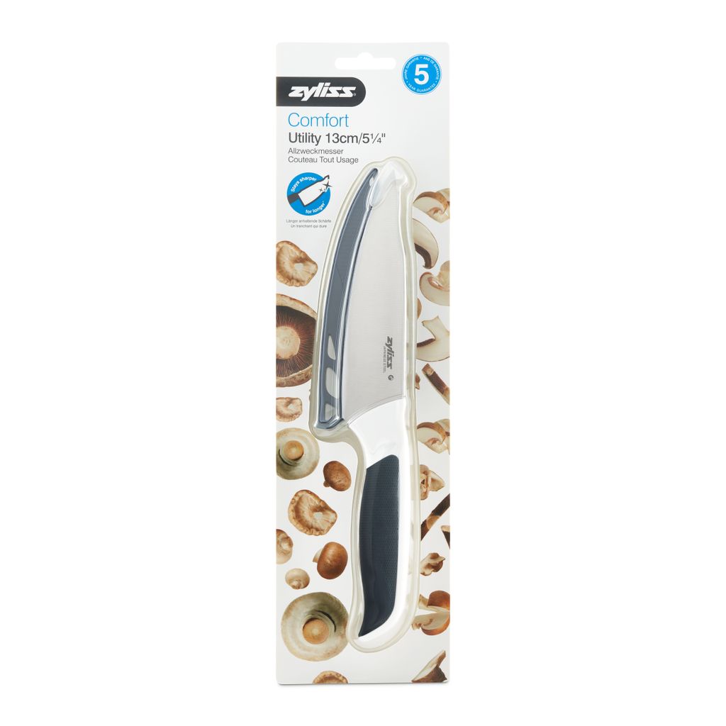 Zyliss Comfort Utility Knife w/blade cover 13cm image 1