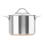 Chasseur Le Cuivre 24 x 17cm/7.6L Stock Pot with Lid image 1