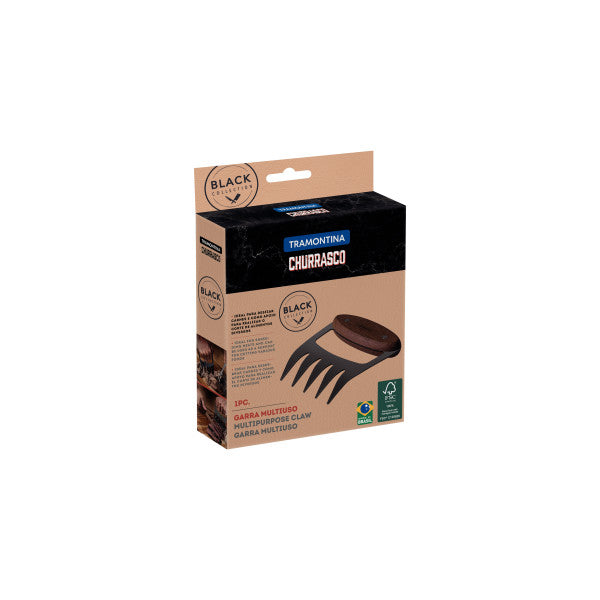 Tramontina Churrasco Black Barbecue Meat Claw image 1