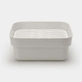Brabantia Washing Up Bowl With Drying Tray Light Gray image 0