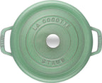 Staub Round Cocotte - 24cm Sage image 1