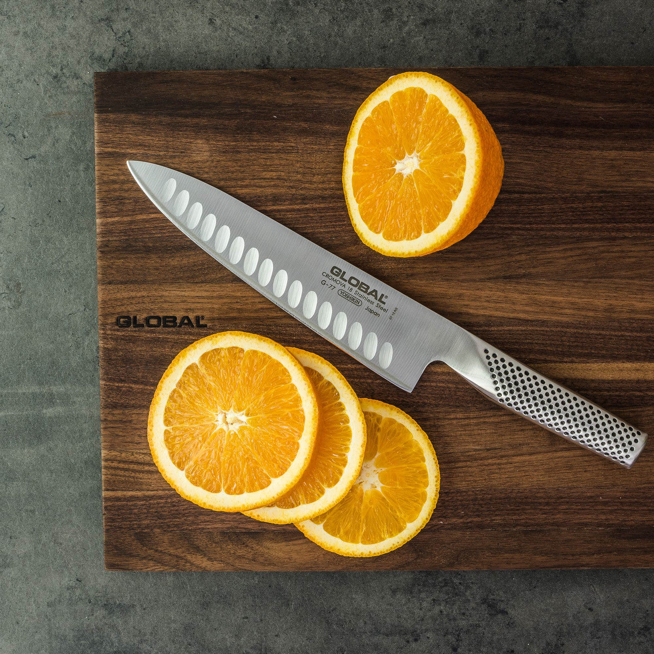 Global Classic 20cm Cook?s Knife Fluted G-80 image 2