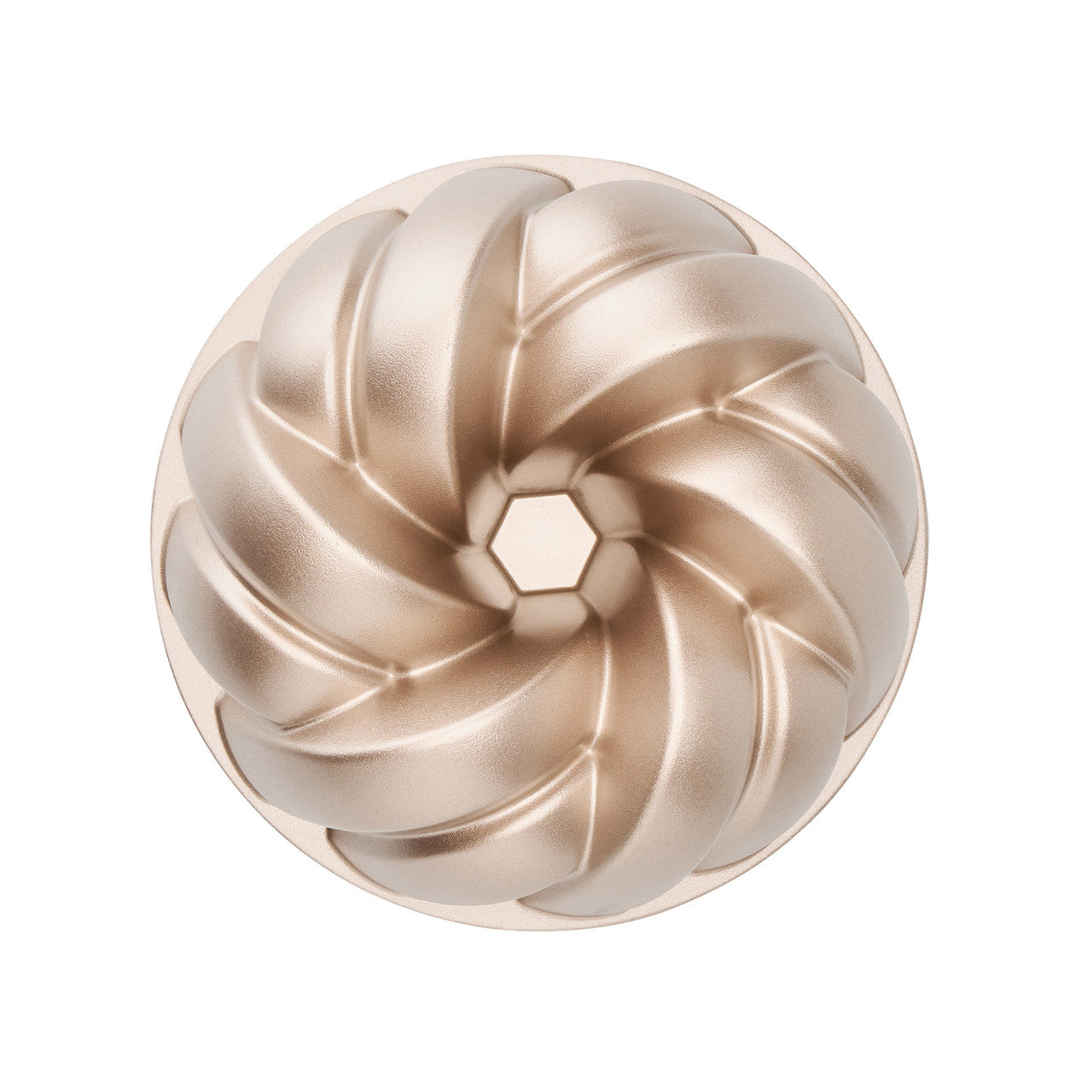 Bakemaster Braided Fluted Ring Cake Pan 24 x 24 x 9.8cm - Champagne image 2