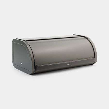 Brabantia Roll Top Bread Bin Platinum image 1