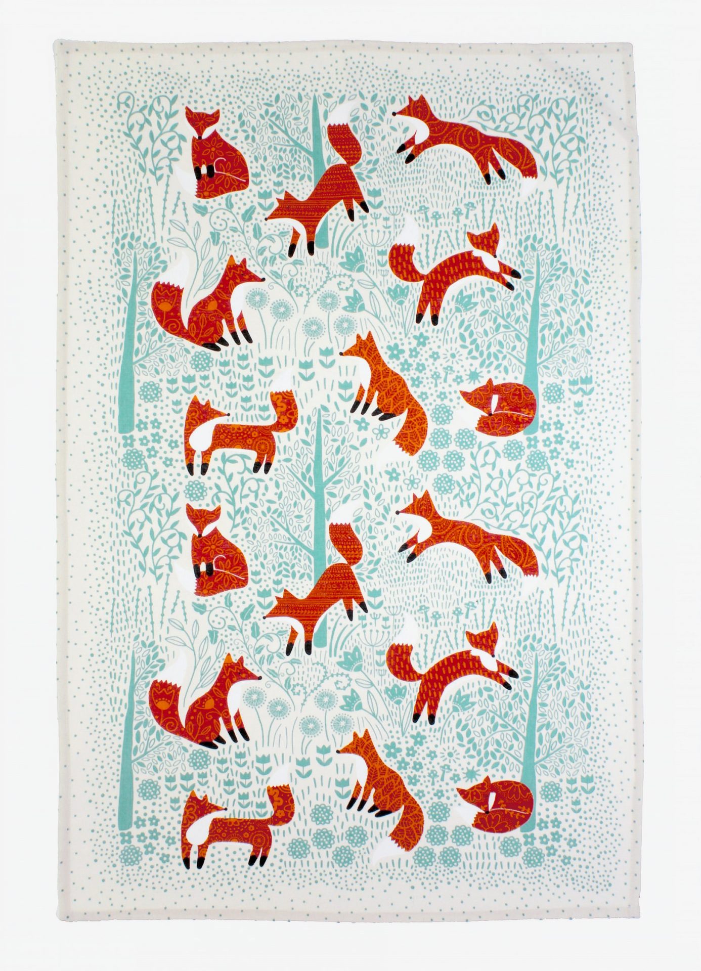 Ulster Weavers Cotton Tea Towel Foraging Fox image 0