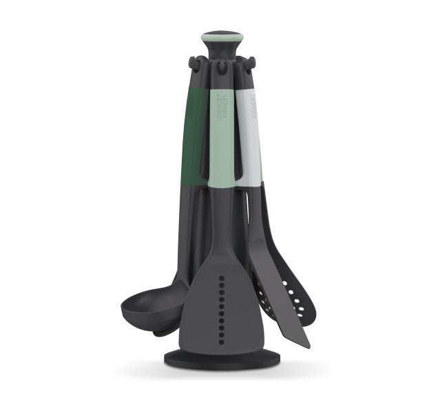 Joseph Joseph 6 Piece Utensil Carousel Sage image 0