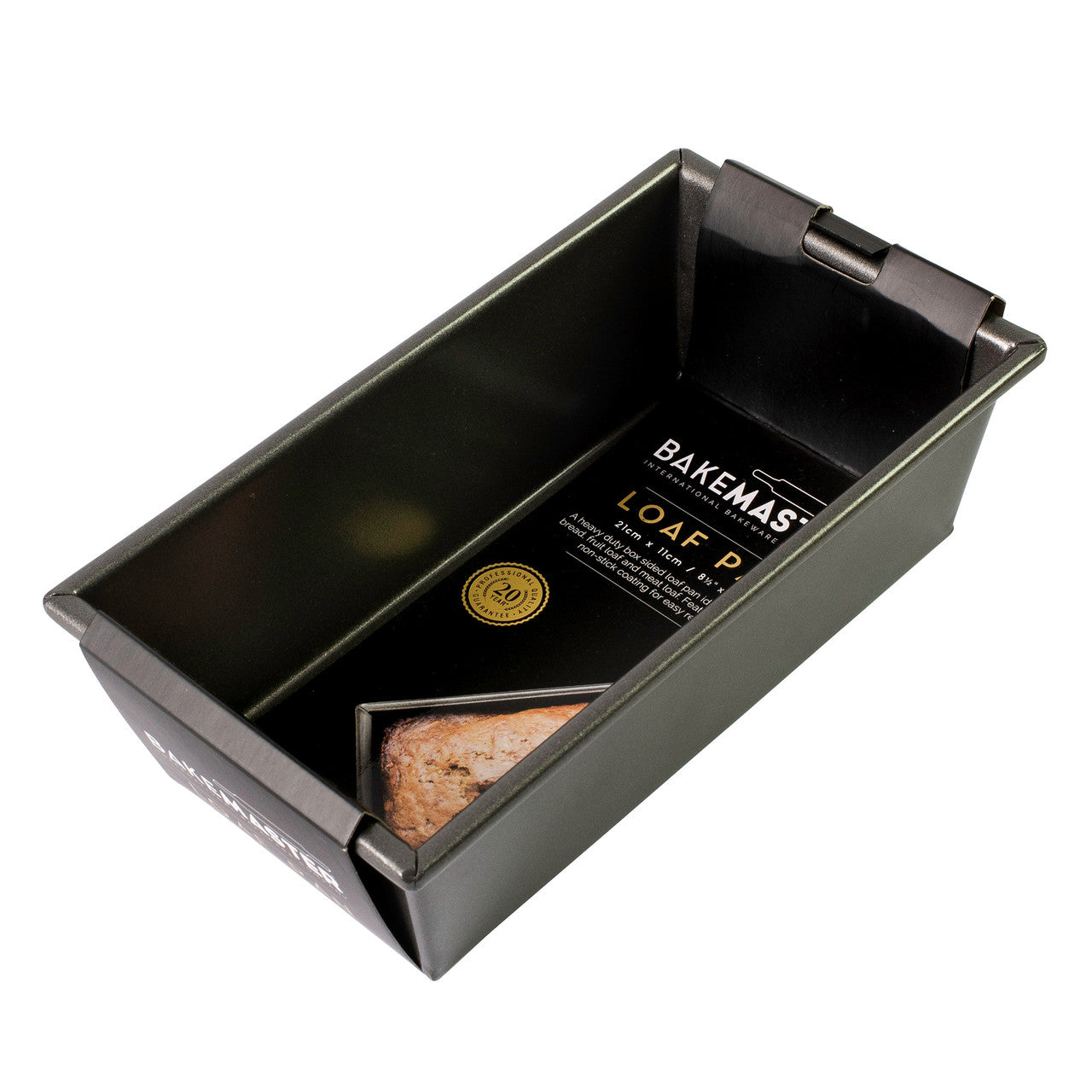 Bakemaster Box Sided Loaf Pan 21 x 11 x 7cm - Non-stick image 1