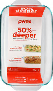 Pyrex Deep Glass Baking Dish 3L image 1