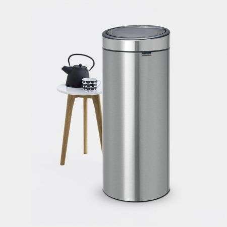 Brabantia Touch Bin New 30 Litre - Matt Steel Fingerprint Proof image 1