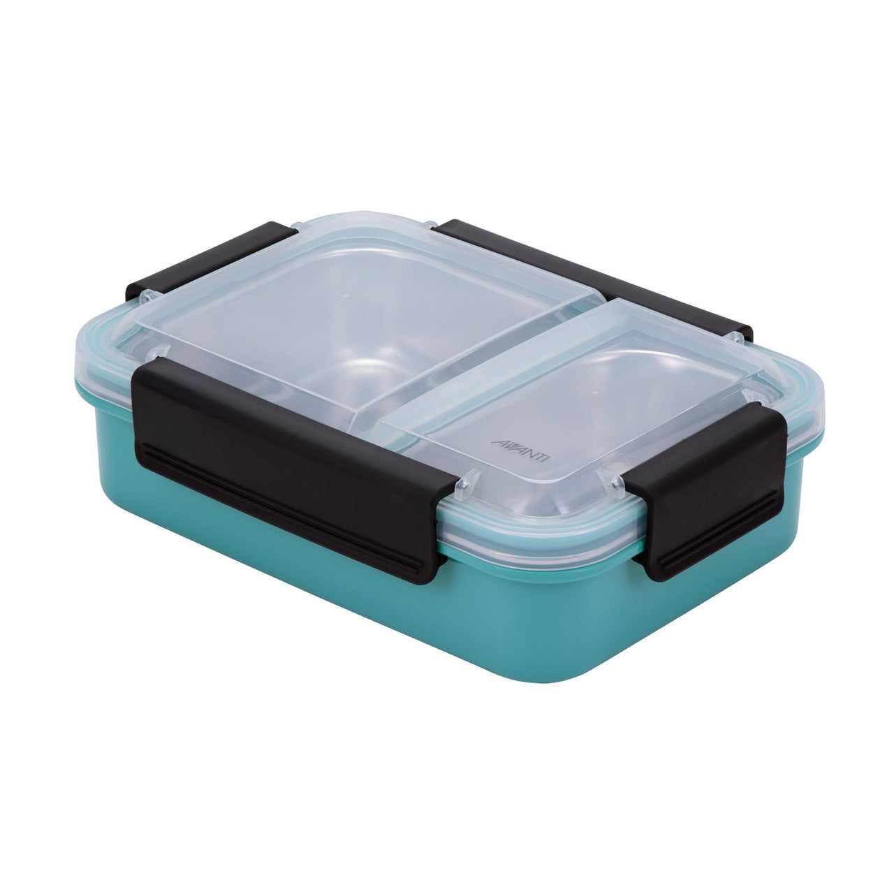 Avanti 2 Compartment Lunch Box - 800ml - Turquoise image 0