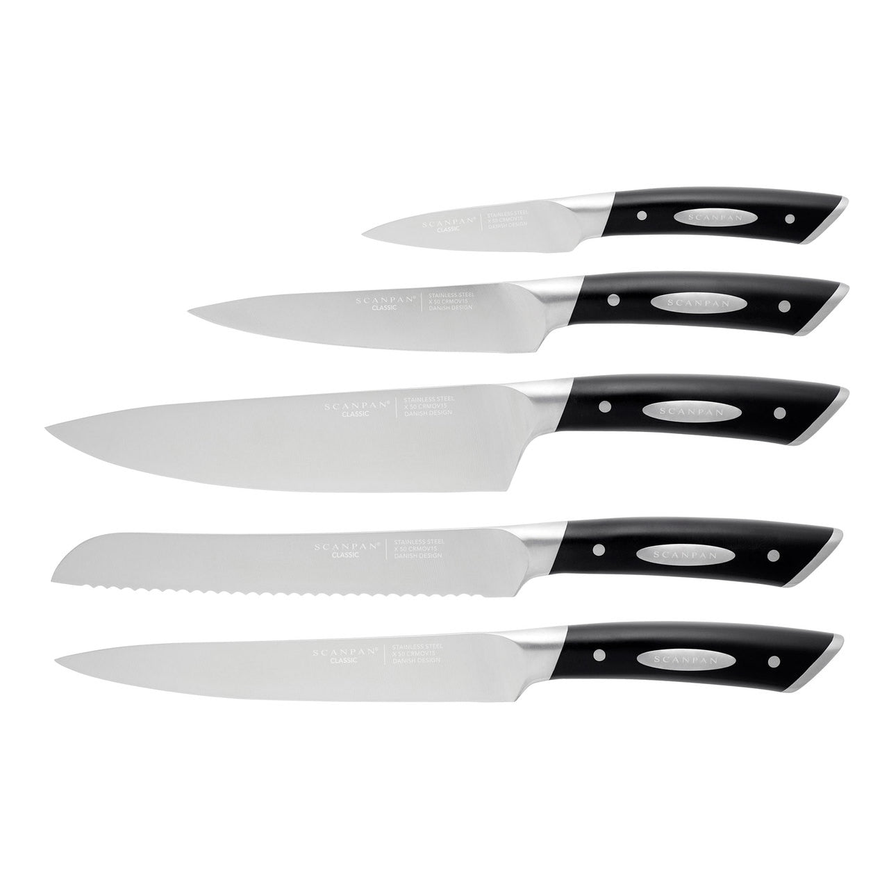 Scanpan Classic 6 Piece Knife Block Set image 1