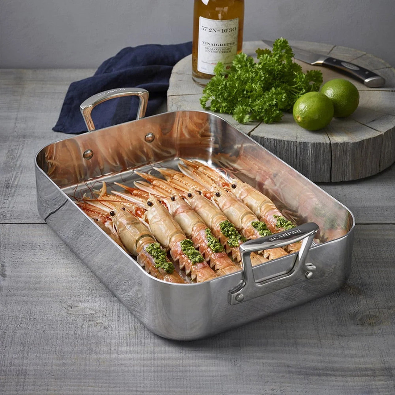 Scanpan STS Roasting Pan with Rack 42 x 26cm image 1