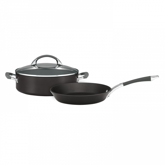 Anolon Endurance+ Open French Skillet Baking Tray And Covered Sauteuse 28Cm/4.7L image 0