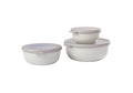Cirqula Round 3-Piece Small Set Nordic White image 0