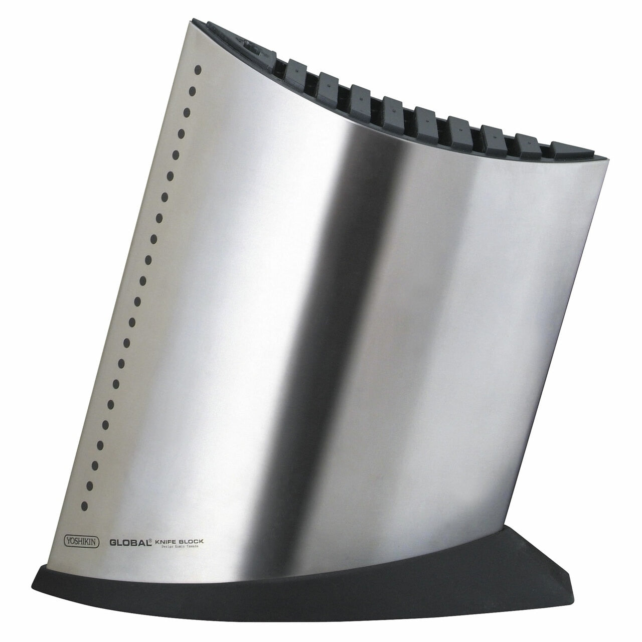 Global Ship Shape Knife Block - Stainless Steel image 0