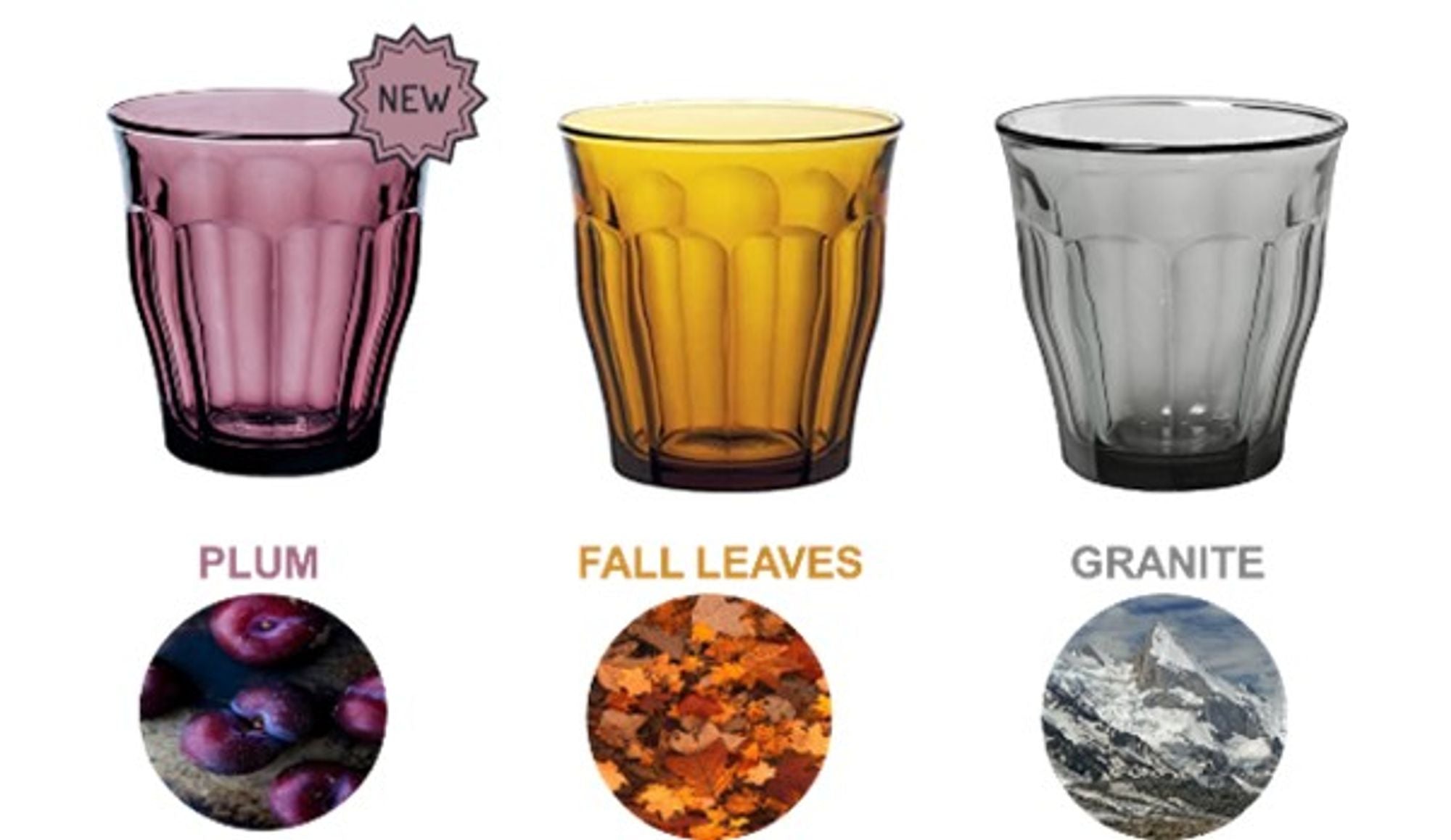 Picardie Grey Tumbler 250ml Set/4 image 1