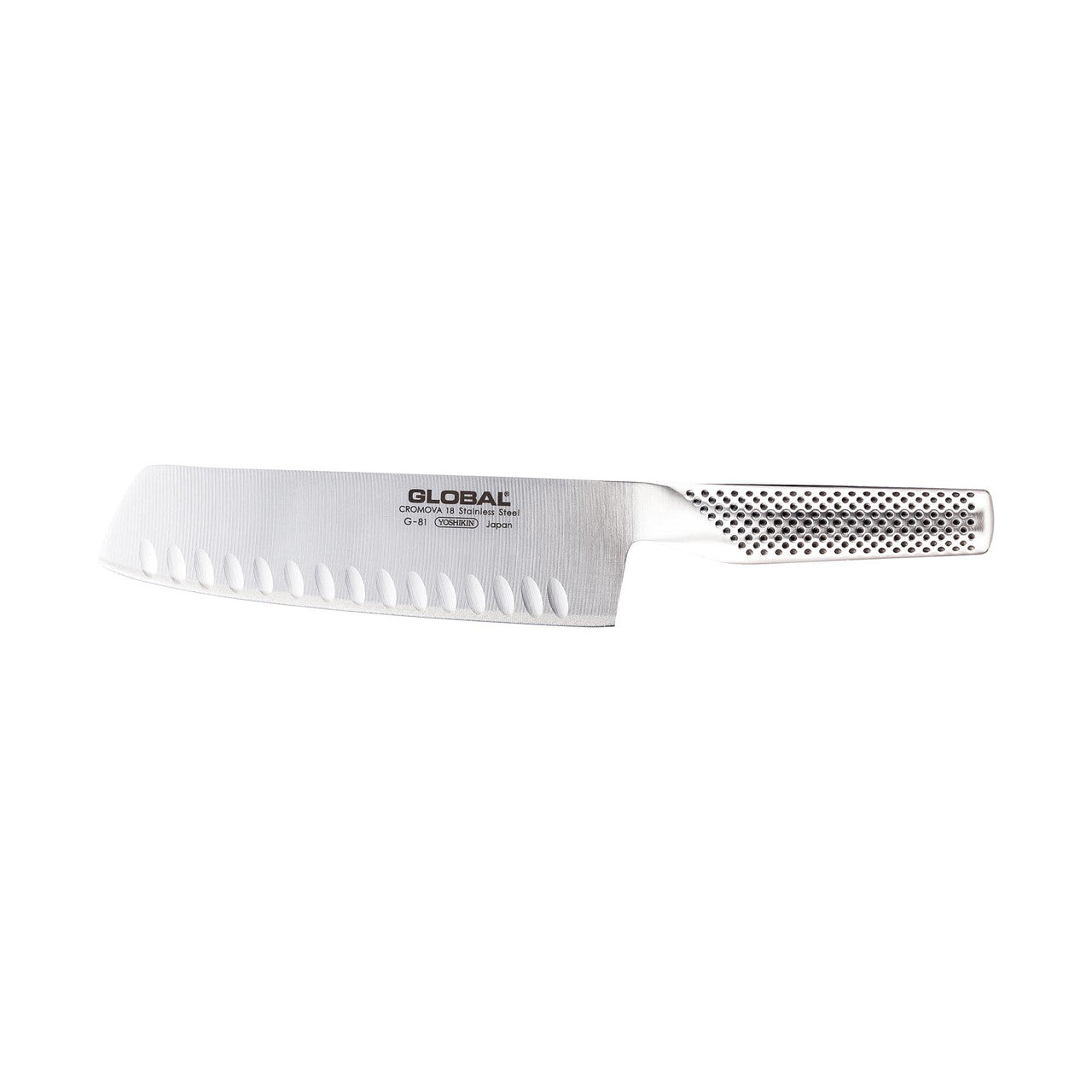 Global Classic 18cm Vegetable Knife, Fluted G-81 image 0